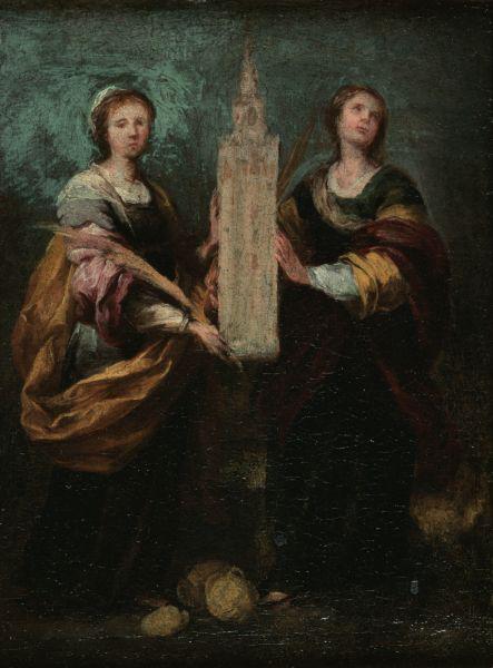 Bartolome Esteban Murillo St. Justa and St. Rufina oil painting picture